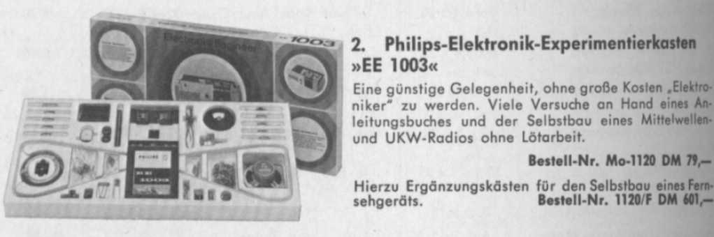 Philips EE1003 Experimentierkasten