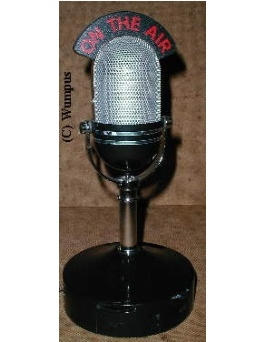 Novelty radio. Spaßradio in Mikrofon-Form